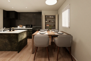 福山市新涯町、新築一戸建ての内装画像です