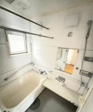 福山市緑陽町、中古一戸建ての風呂画像です