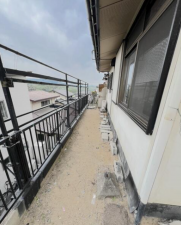 福山市緑陽町、中古一戸建てのバルコニー画像です