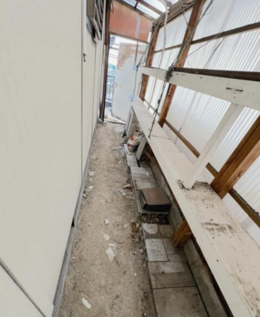 福山市緑陽町、中古一戸建てのバルコニー画像です