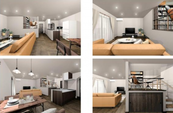 福山市駅家町大字江良、土地の建築プラン例画像です