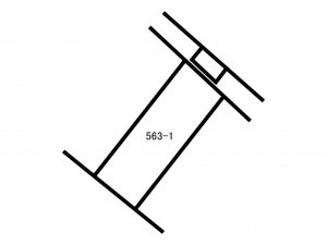 府中市元町、土地の間取り画像です