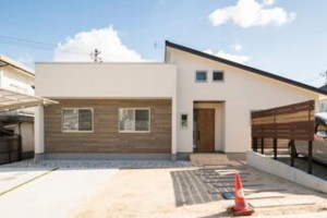 福山市多治米町、土地の建築プラン例画像です