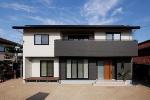 福山市多治米町、土地の建築プラン例画像です