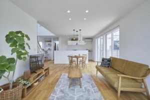 福山市多治米町、土地の建築プラン例画像です