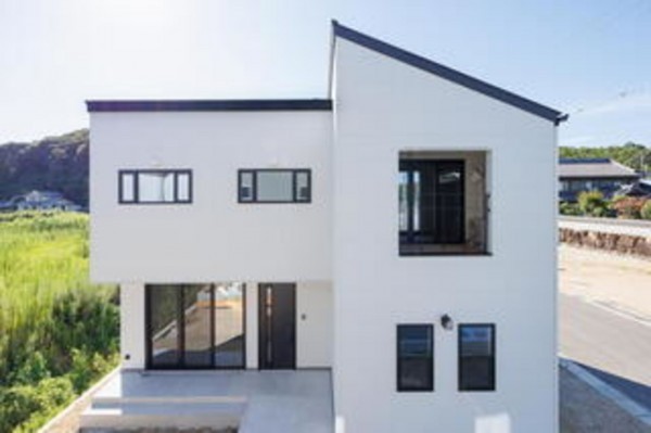 福山市多治米町、土地の建築プラン例画像です