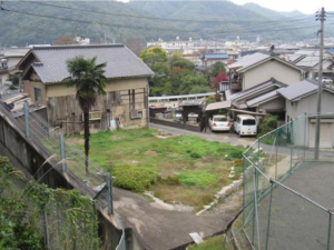 福山市、土地の外観画像です