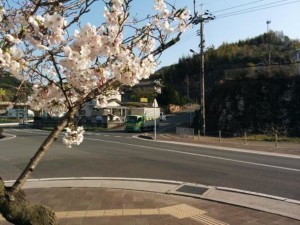 福山市水呑町、土地の前面道路を含む現地写真画像です
