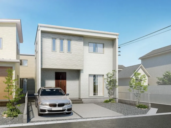 福山市南蔵王町、新築一戸建ての完成予想図（外観）画像です