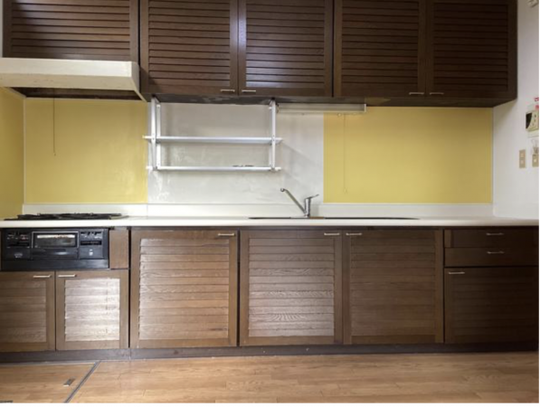 福山市幕山台、中古一戸建てのキッチン画像です