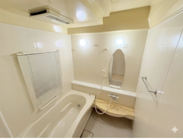 福山市伊勢丘、中古一戸建ての風呂画像です