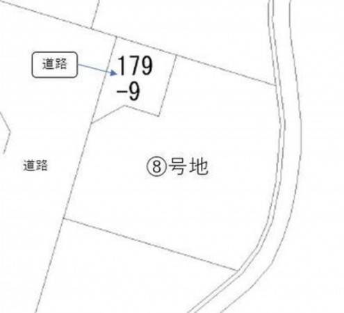 福山市千田町、土地の間取り画像です