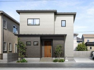 福山市西新涯町、新築一戸建ての完成予想図（外観）画像です