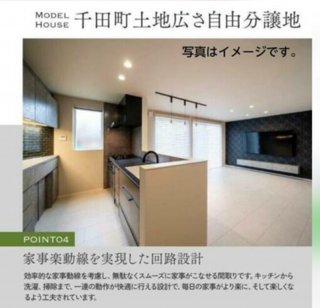 福山市千田町、土地の建築プラン例画像です