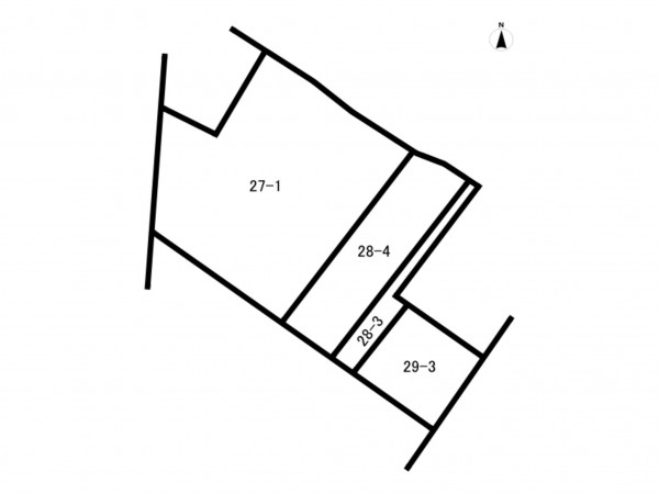 府中市元町、土地の間取り画像です