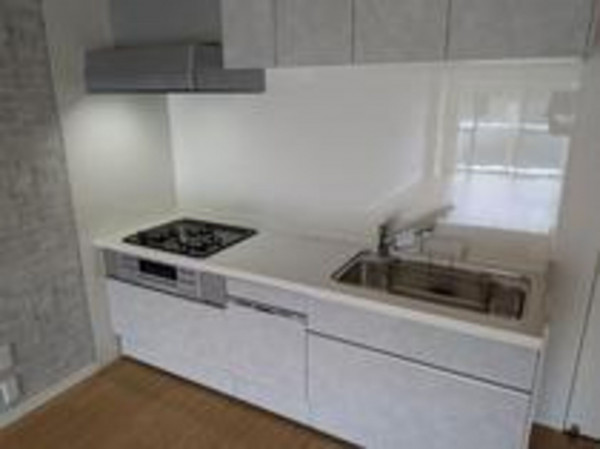 福山市西町、マンションのキッチン画像です