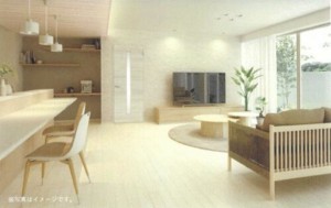 福山市新市町大字宮内、新築一戸建ての建築プラン例画像です