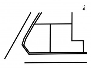 福山市、土地の間取り画像です