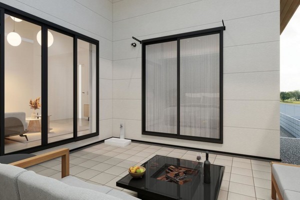 福山市神辺町新湯野、新築一戸建ての建築プラン例画像です