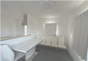 福山市、中古一戸建ての居間画像です