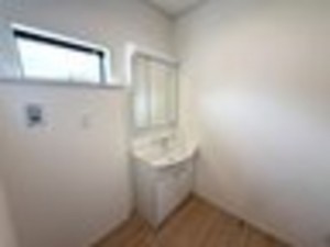 福山市、新築一戸建ての洗面画像です