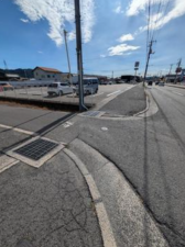 福山市駅家町大字江良、土地の前面道路を含む現地写真画像です