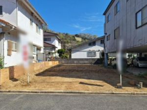 福山市水呑町、新築一戸建ての外観画像です