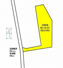 福山市加茂町大字下加茂、土地の間取り画像です
