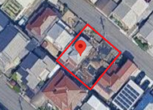福山市水呑町、中古一戸建ての地図画像です