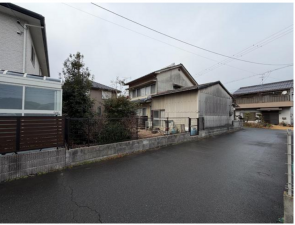 福山市神村町、土地の前面道路を含む現地写真画像です