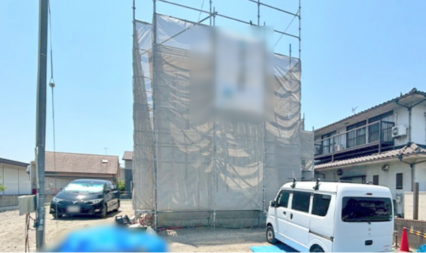 福山市箕島町、新築一戸建ての外観画像です