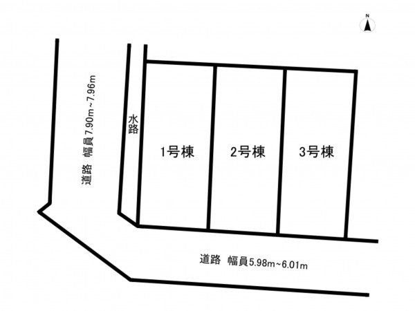 福山市引野町、土地の間取り画像です