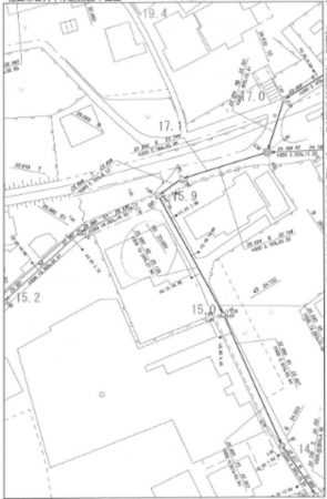福山市駅家町大字近田、土地の地図画像です