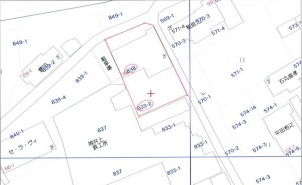 福山市駅家町大字近田、土地の地図画像です