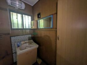 福山市藤江町、中古一戸建ての洗面画像です