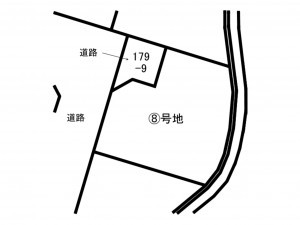 福山市千田町、土地の間取り画像です