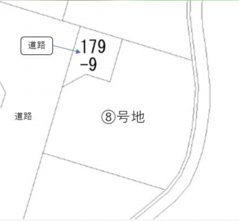 福山市千田町、土地の間取り画像です