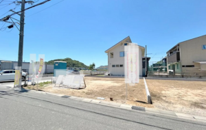 福山市、新築一戸建ての外観画像です