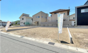 福山市、新築一戸建ての外観画像です