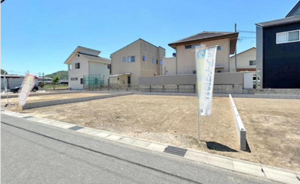 福山市、新築一戸建ての外観画像です