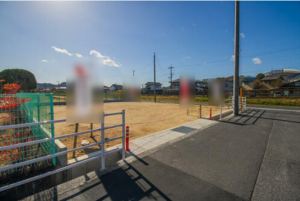 福山市、新築一戸建ての外観画像です