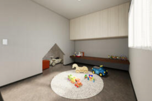 福山市、新築一戸建ての子ども部屋画像です