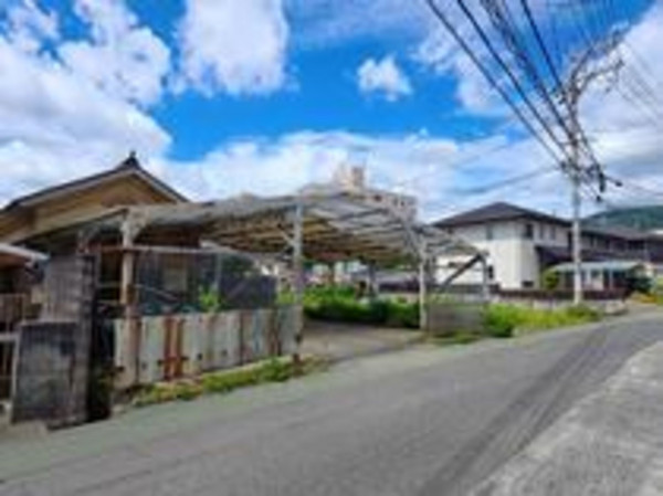 府中市元町、土地の前面道路を含む現地写真画像です