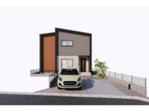 福山市駅家町大字江良、新築一戸建ての完成予想図（外観）画像です