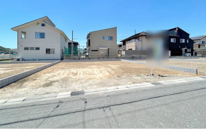 福山市、新築一戸建ての外観画像です