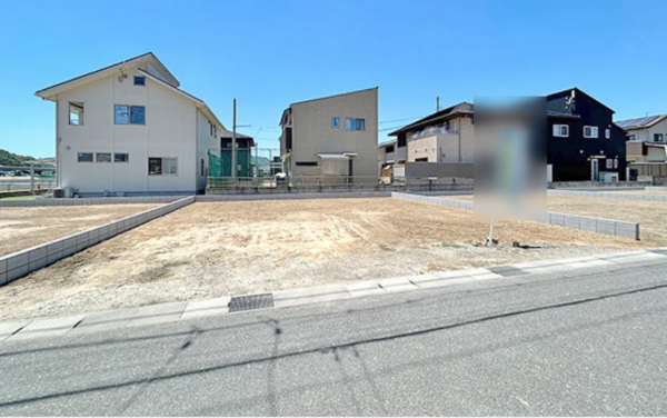 福山市、新築一戸建ての外観画像です