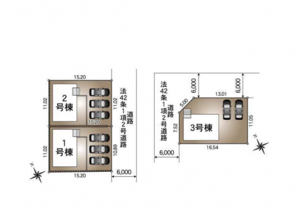 福山市水呑町、新築一戸建ての画像です