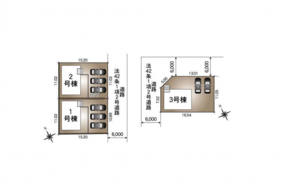 福山市水呑町、新築一戸建ての画像です