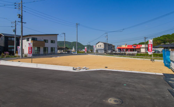 福山市、新築一戸建ての外観画像です