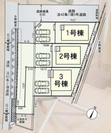 福山市、新築一戸建ての間取り画像です